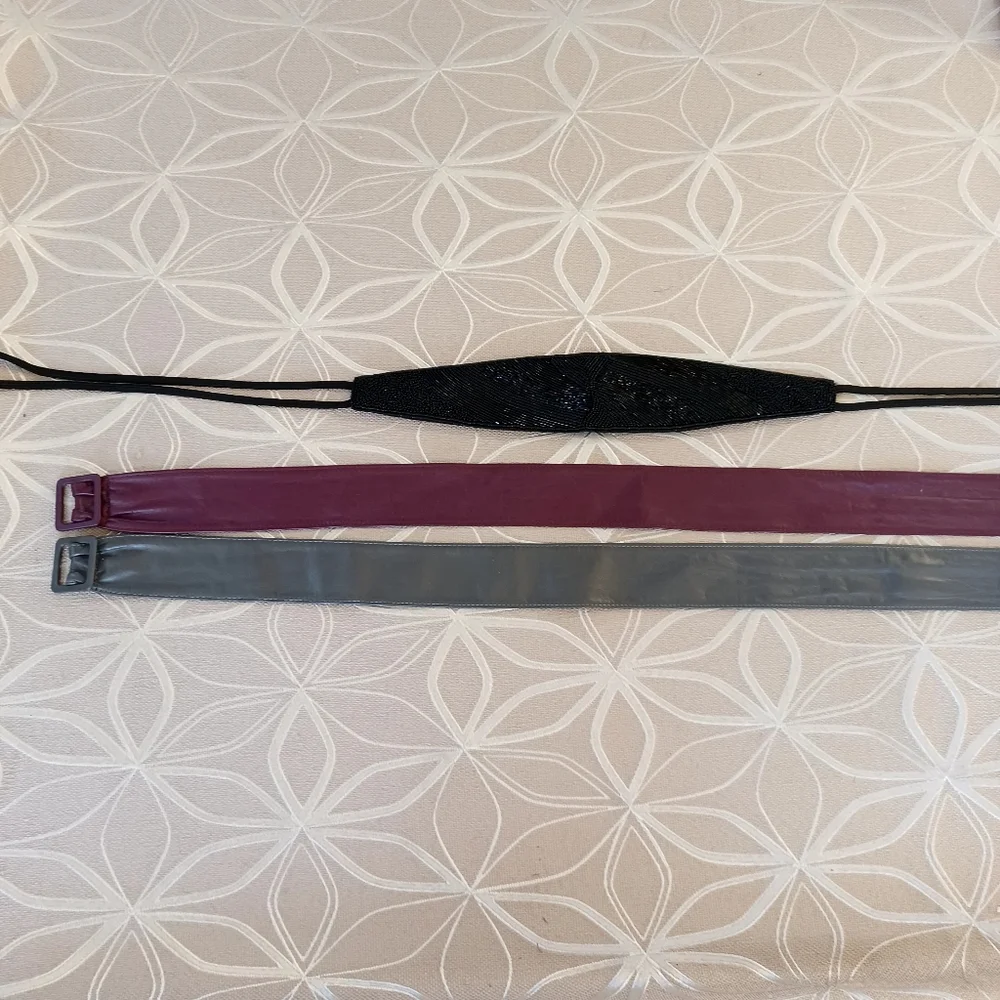 Bundle 80's- 90's Leather Belts!!